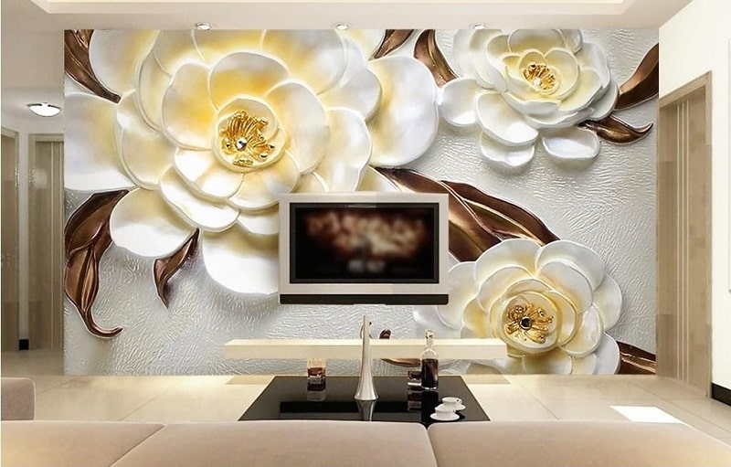 Tranh gạch 3D phòng khách - một sản phẩm trang trí tuyệt vời cho ngôi nhà của bạn